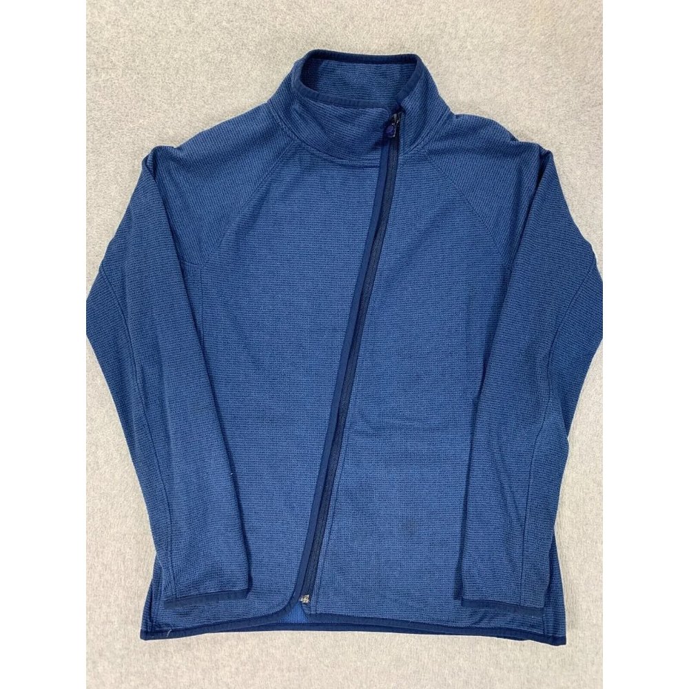 Vineyard Vines Polyester/Spandex Full Zip‎ Jacket (Women's Medium) Blue